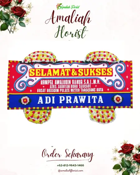 Papan Bunga Ucapan Selamat Gladag